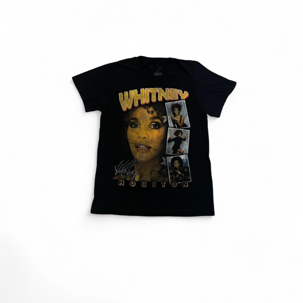 Whitney Houston Black Graphic Tee